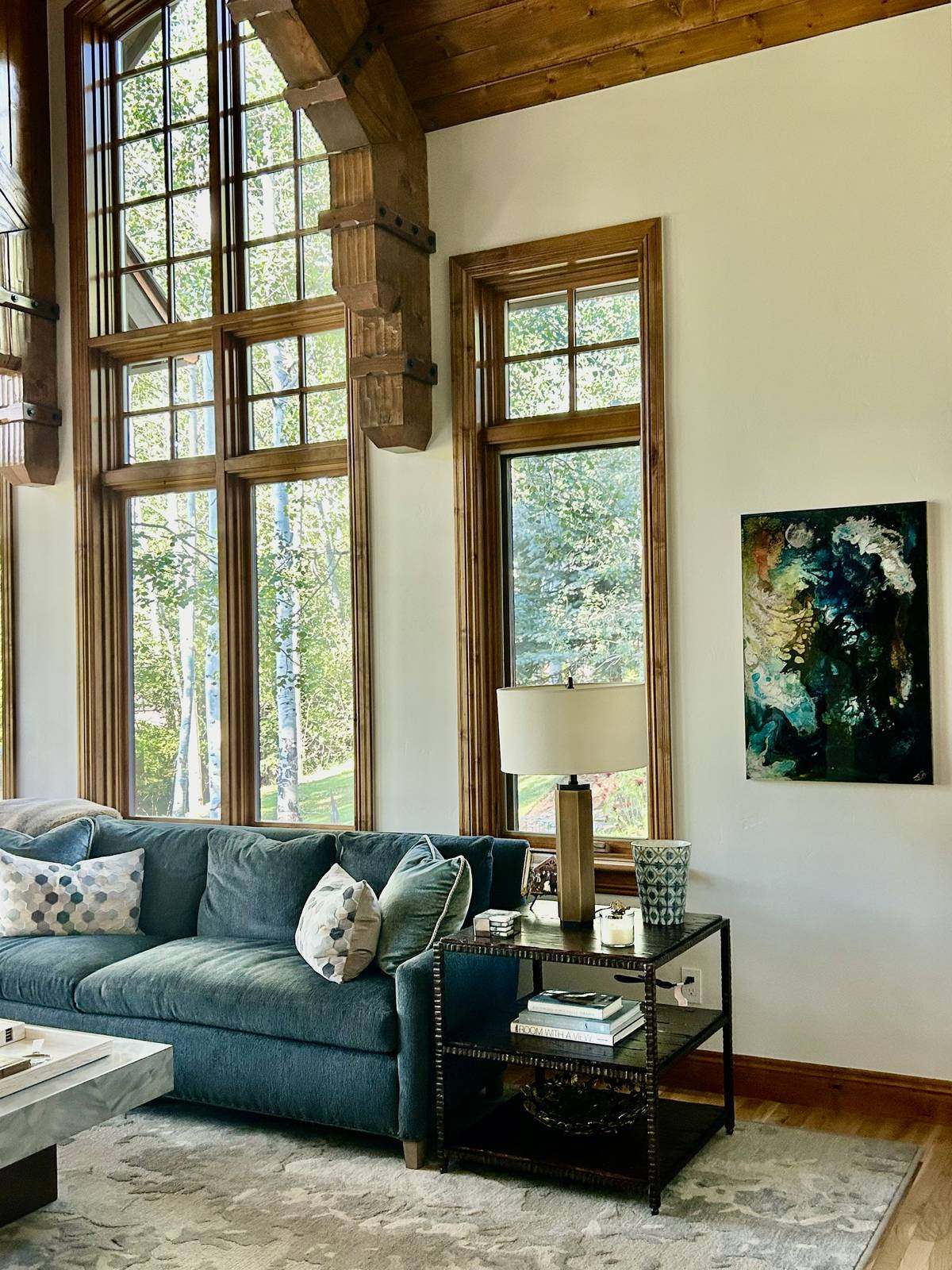 Commissioned work in a private residence, daylight